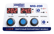 Компактный полуавтомат сварочный GROVERS ENERGY MIG-200 купить в официальном магазине в Челябинске
